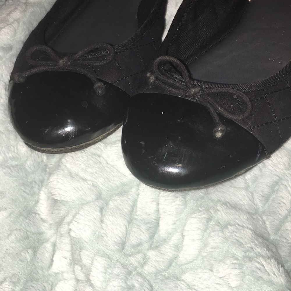 Merona black flats